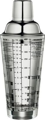 Cilio Shaker Cilio z przepisami, szkło/stal nierdzewna 0,4 l