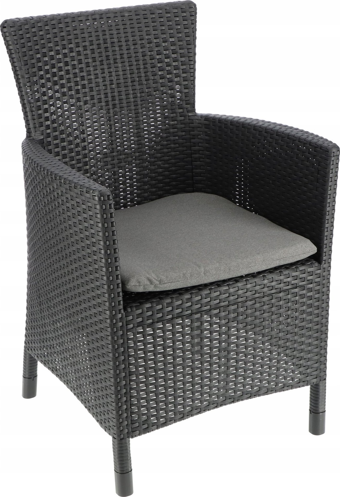 Kadax Allibert Fotel Ogrodowy Z Poduszką Krzesło Rattan