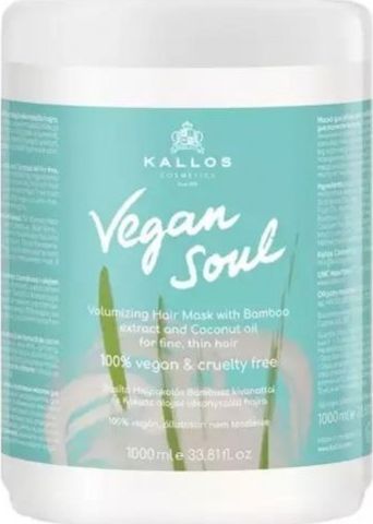 Kallos Kallos Cosmetics Vegan Soul Volumizing Maska do włosów 1000ml