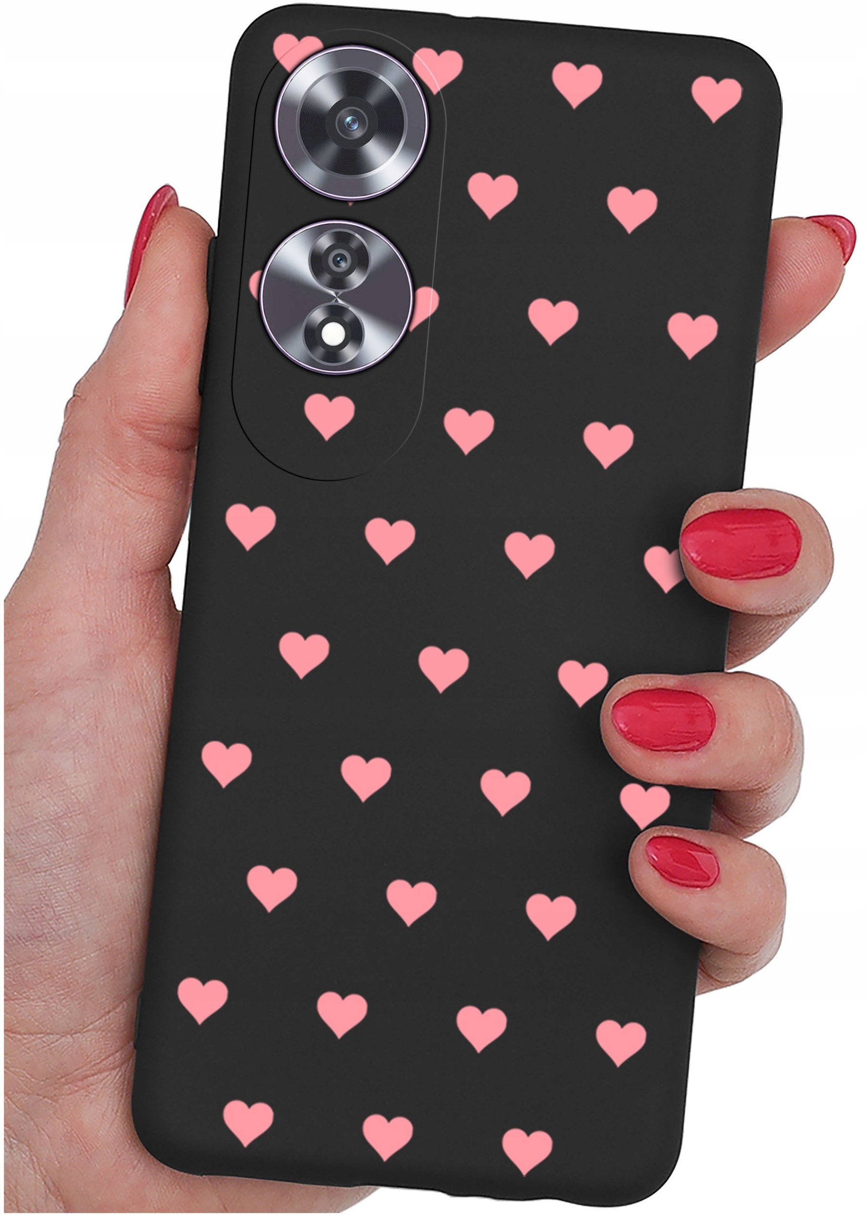 Etui do Oppo A60 4G WZORY |SILIKONOWE MATT CASE + SZKŁO 9H