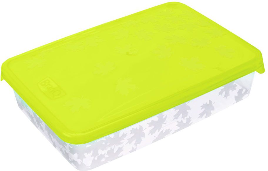 Quiselle RUKKOLA prostokątny pojemnik 0,9 l zielony (PLBR 521)