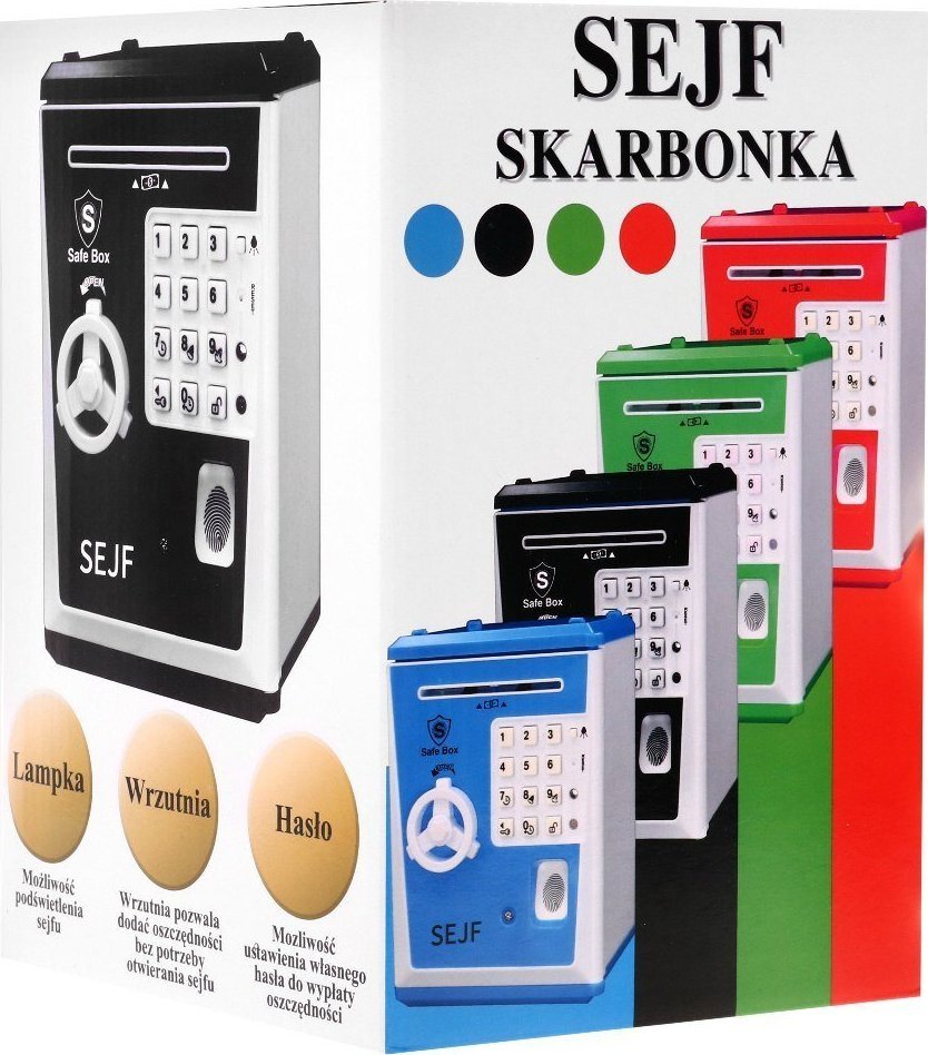 Ramiz Sejf Skarbonka Czarny