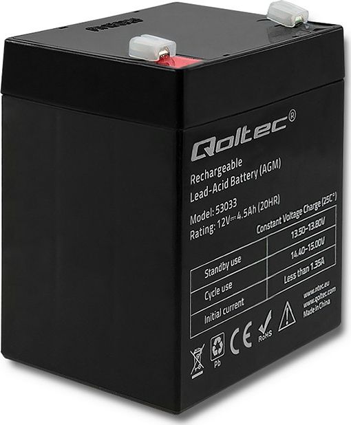 Qoltec Akumulator 12V/4.5Ah (53033)