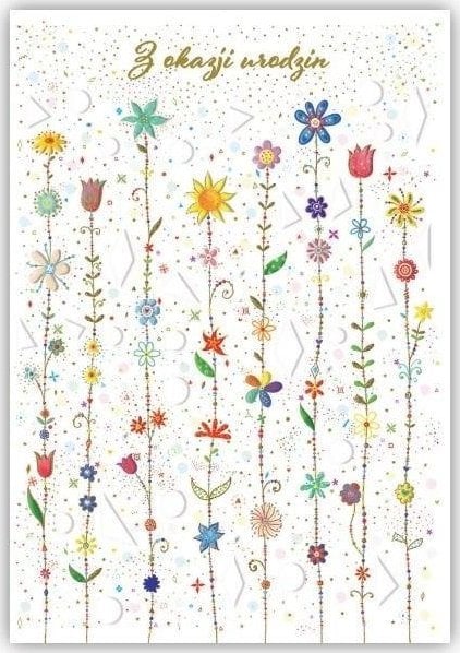 Trend Kartka okolicznościowa Urodziny TS