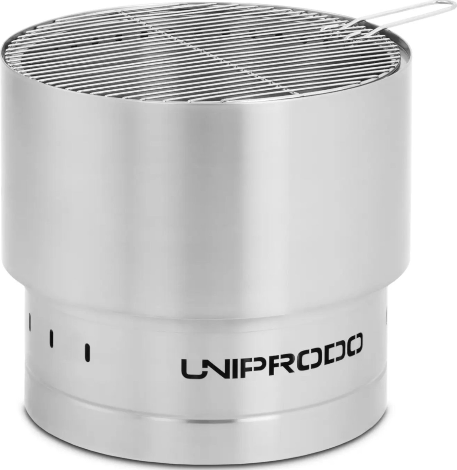 Palenisko ogrodowe Uniprodo Palenisko ogrodowe z rusztem grillowym stalowe 50 x 50 x 45 cm Palenisko ogrodowe z rusztem grillowym stalowe 50 x 50 x 45