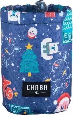 Chaba Świąteczna Saszetka na Smakołyki dla Psa Niebieska