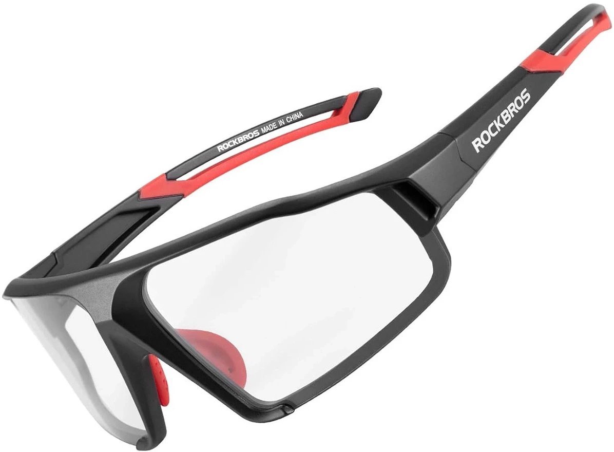 RockBros Okulary rowerowe Rockbros SP216BK fotochromowe UV400 - czarno-czerwone