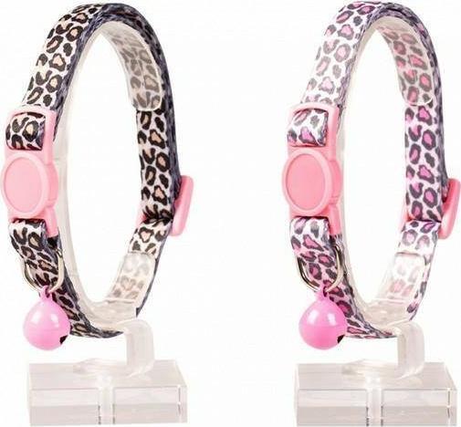 Duvo+ DUVO+ OBROŻA KOT PANTERKA Z DZWONKIEM 20-30cm / 10mm 11169