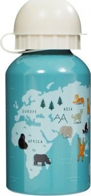 Sass & Belle ZAGROŻONE ZWIERZĘTA - Metalowa butelka na wodę 300 ML