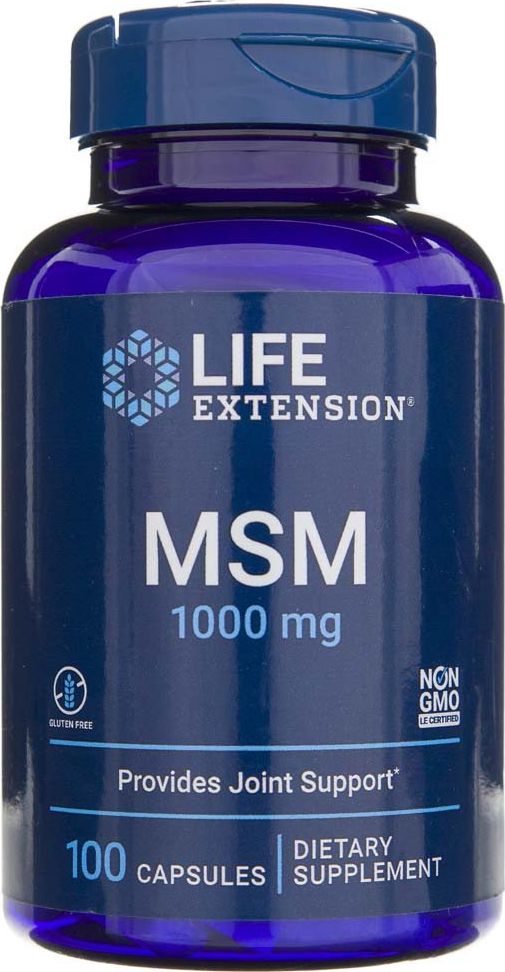 Life Extension Life Extension MSM (metylosulfonylometan) 1000 mg - 100 kapsułek