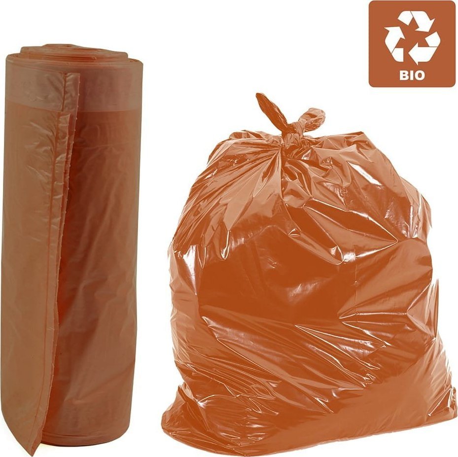 Bodex Worki na śmieci LDPE 60 L/10 sztuk brązowe