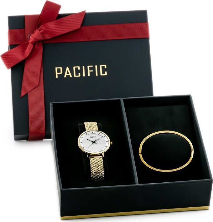 Zegarek Pacific ZEGAREK DAMSKI PACIFIC X6171 - KOMPLET PREZENTOWY (ZY664B)
