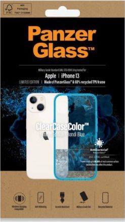 PanzerGlass ClearCase iPhone 13 6.1 Military grade Bondi Blue 0331