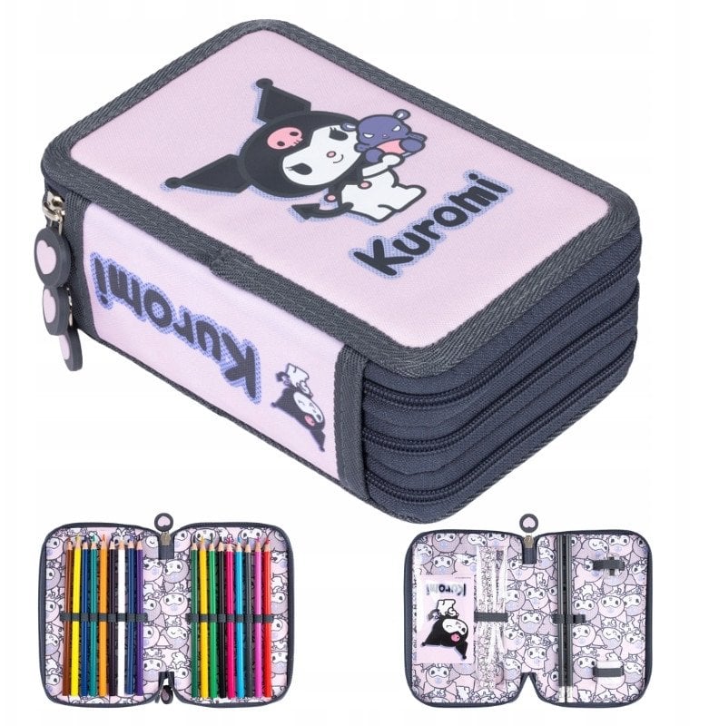 PIORNIK 3ZAM WYP KUROMI PINK FO FOL