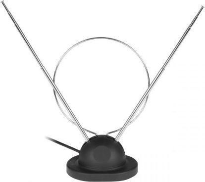 Antena RTV Antena pokojowa TV zkablem koncentrycznym z podstawką - ANT0016-3