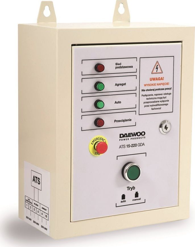 Daewoo DAEWOO ATS 15-220GDA MODUŁ AUTOMATYKI SZR AUTOMATYKA DO AGREGATÓW
