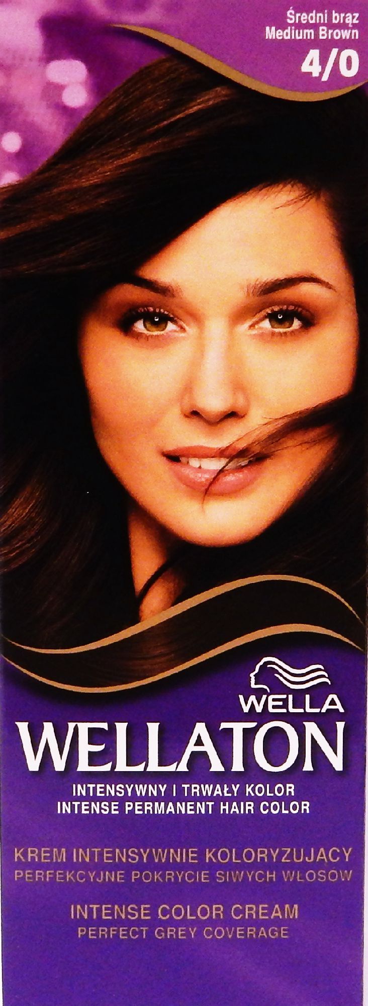 Wella Krem koloryzujący 4/0 ŚREDNI BRĄZ