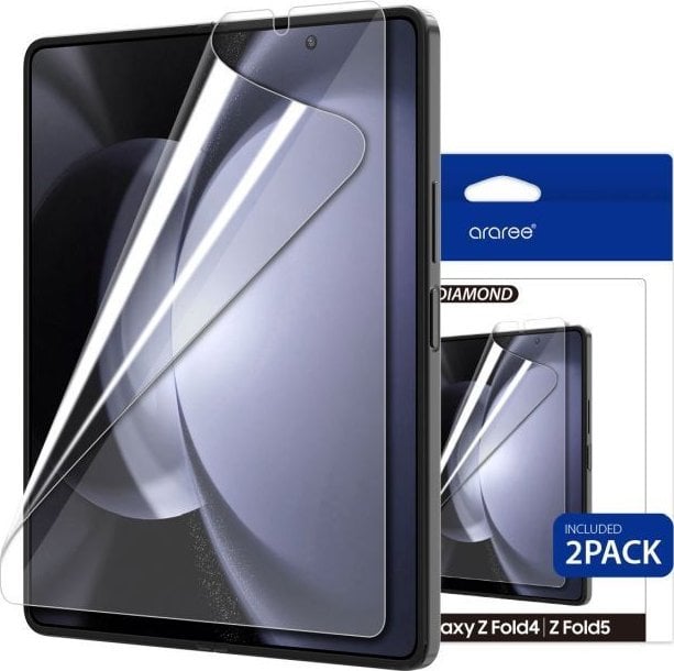 DefaultBrand Araree folia Pure Diamond Sam Z Flip5 F731 Antybakteryjna folia ochronna 2szt AR30-01771A