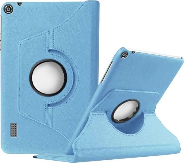 Etui na tablet 4kom.pl Etui obrotowe 360 do Huawei MediaPad T3 7.0 Niebieskie uniwersalny