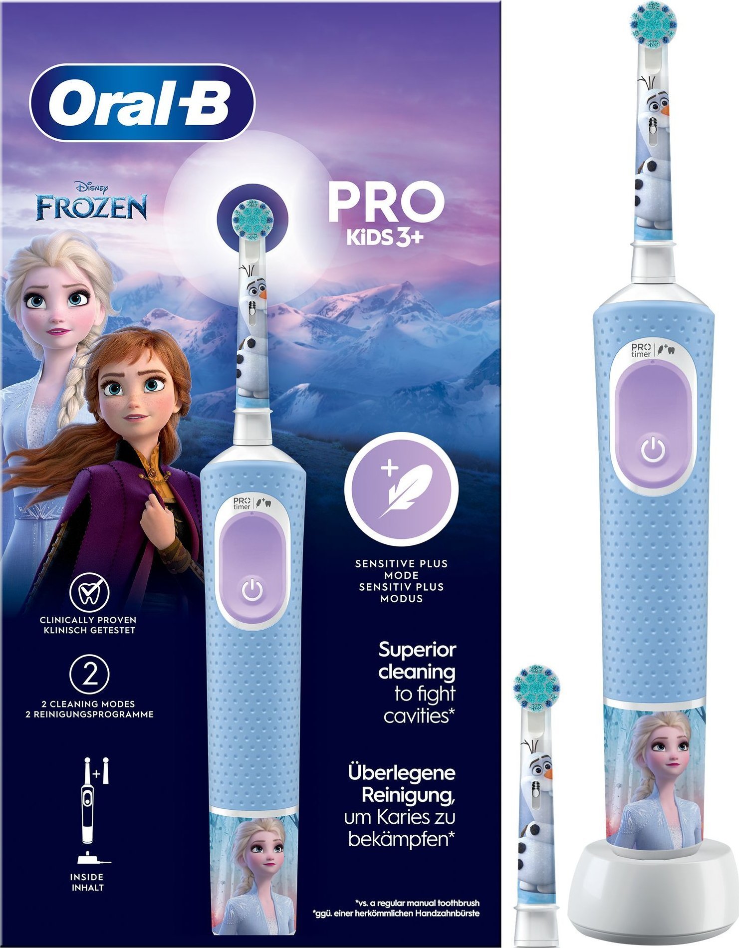 Szczoteczka Oral-B Vitality Pro 103 Frozen + dodatkowa końcówka