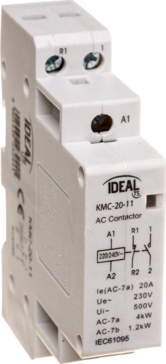 Kanlux Stycznik modułowy 20A 1Z 1R 230V AC KMC-20-11 23244