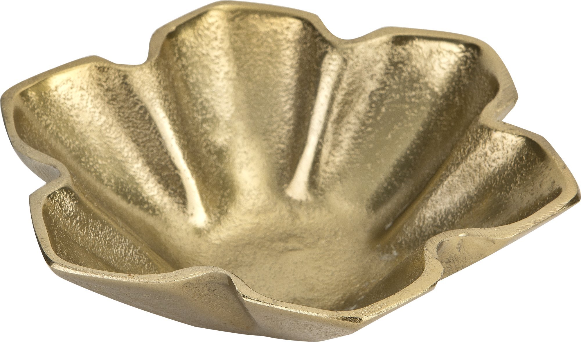 Ewax Półmisek dekoracyjny kwiatek 20 cm metalowy złoty