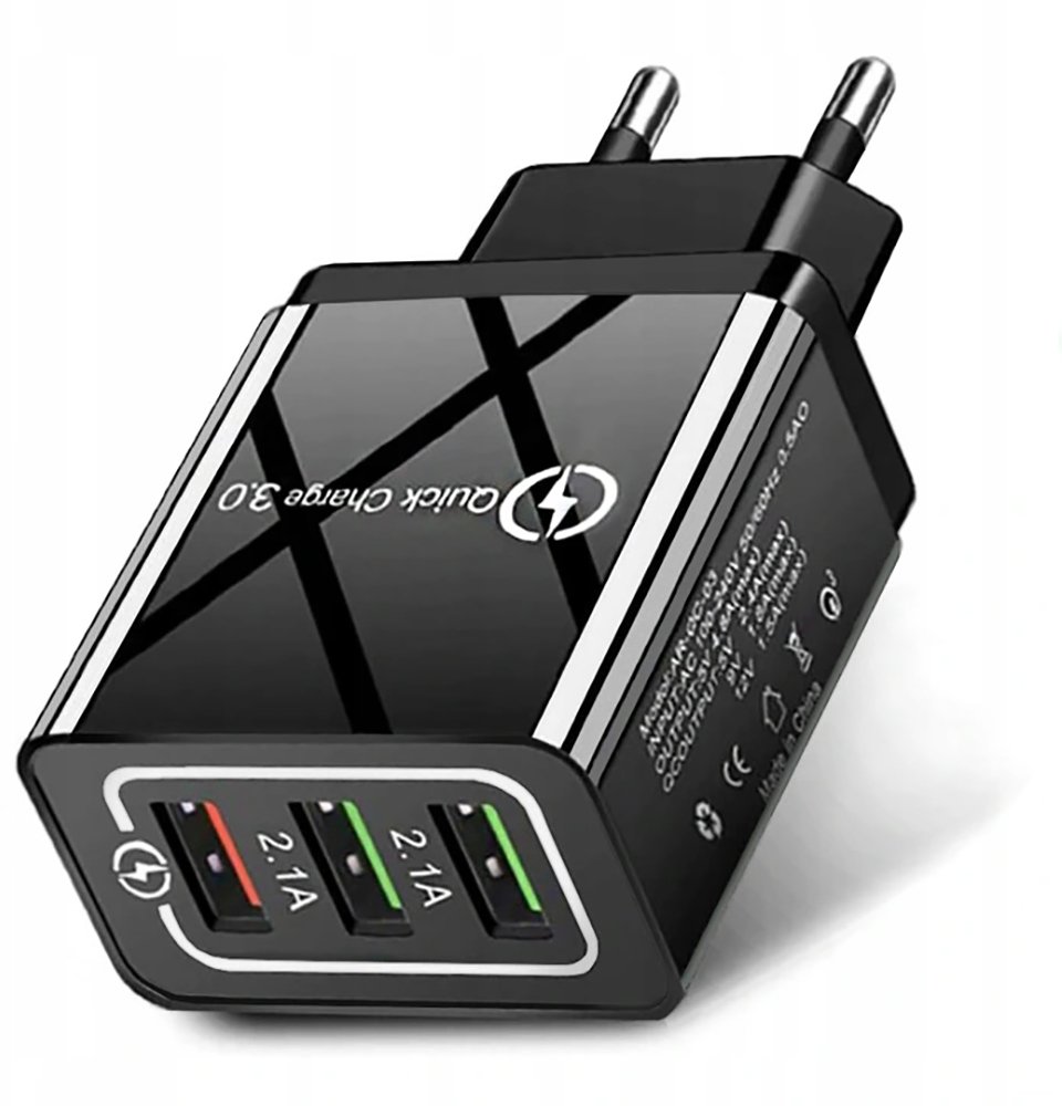 Ładowarka sieciowa CA-001-AB USB uniwersalna 3100 mA