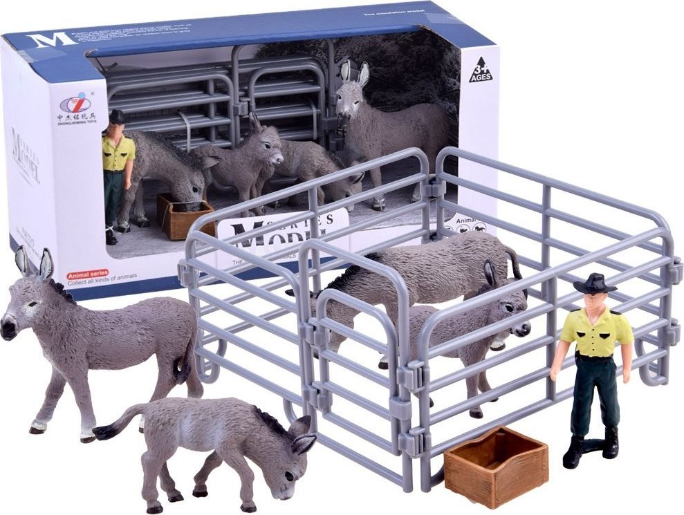 Figurka Jokomisiada Zestaw zwierząt domowych - osły (ZA2988 B)