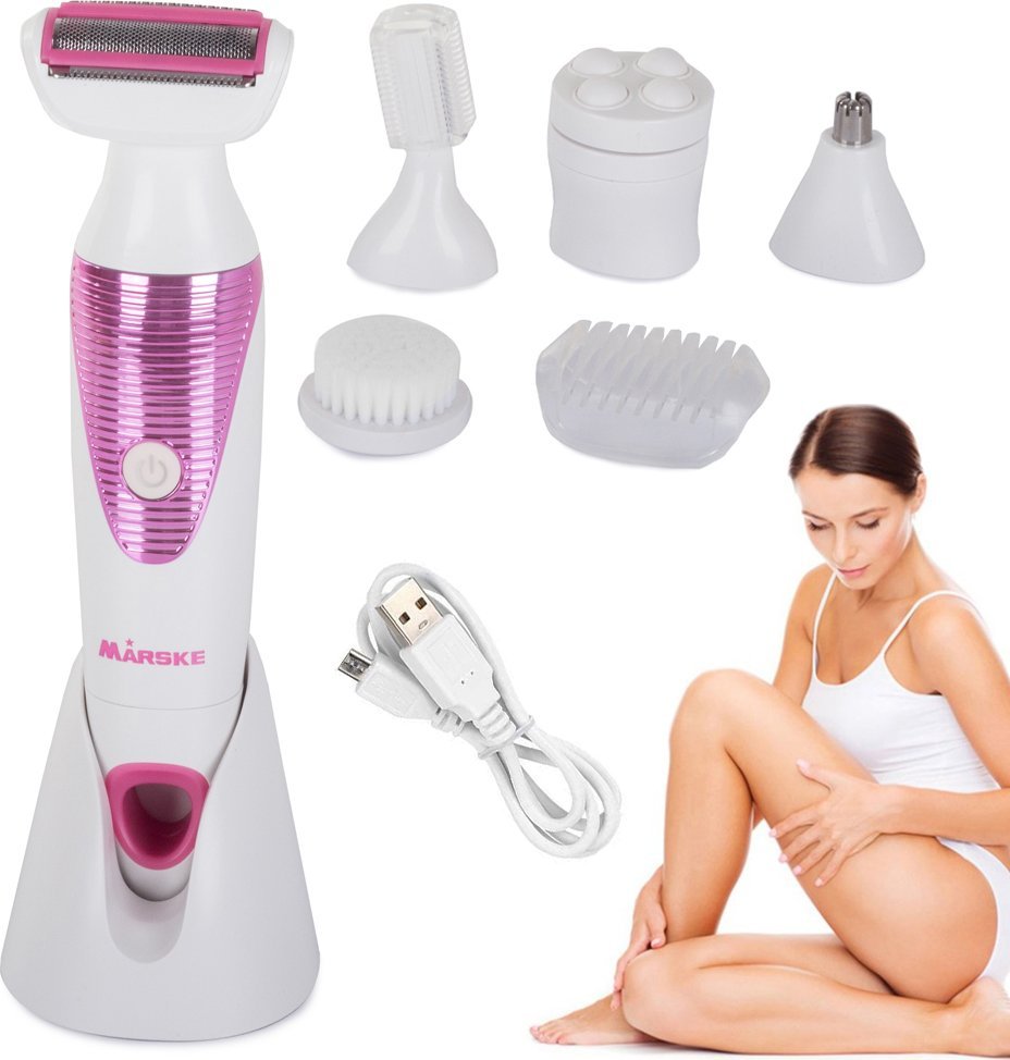 Verk Golarka depilator damski do ciała nóg trymer 5 w 1 Golarka depilator damski do ciała nóg trymer 5 w 1