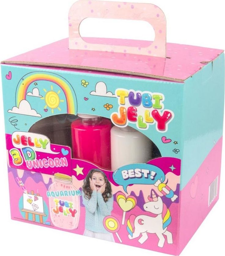 TUBAN Zestaw Tubi Jelly 6 kolorów małe akwarium Jednorożec