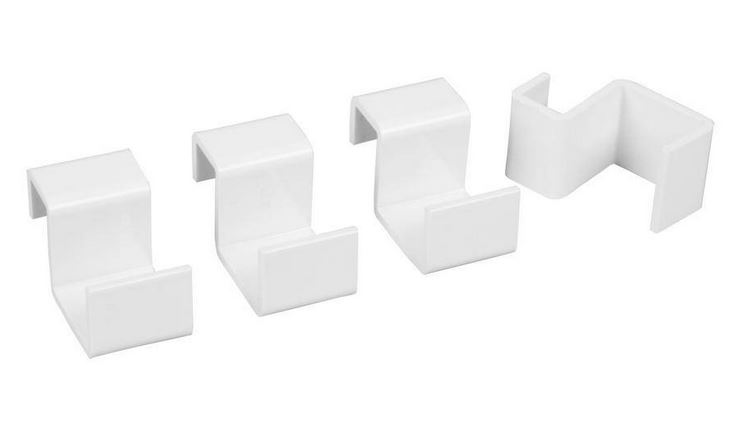 Instal-Projekt Wieszak HS3 biały 4szt. - 4HS3-0C1