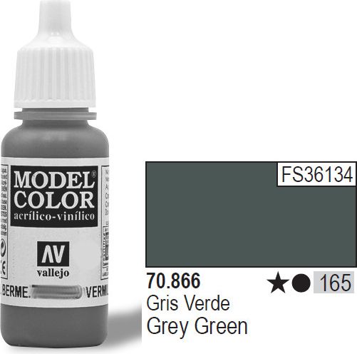 Vallejo Farba Nr165 Grey Green 17ml - 70866