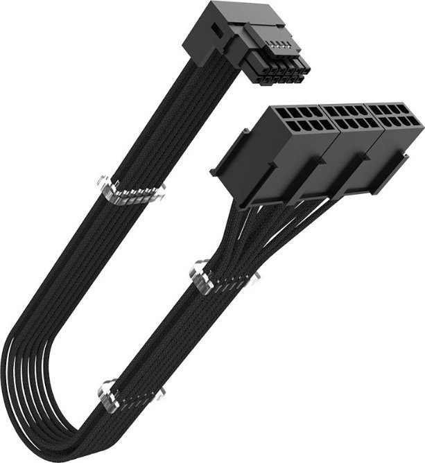 Akasa AKASA adaptér G-Nexus PX24, 16-pin na 3x 8-pin, 12VHPWR Adaptér, 30cm, 90°