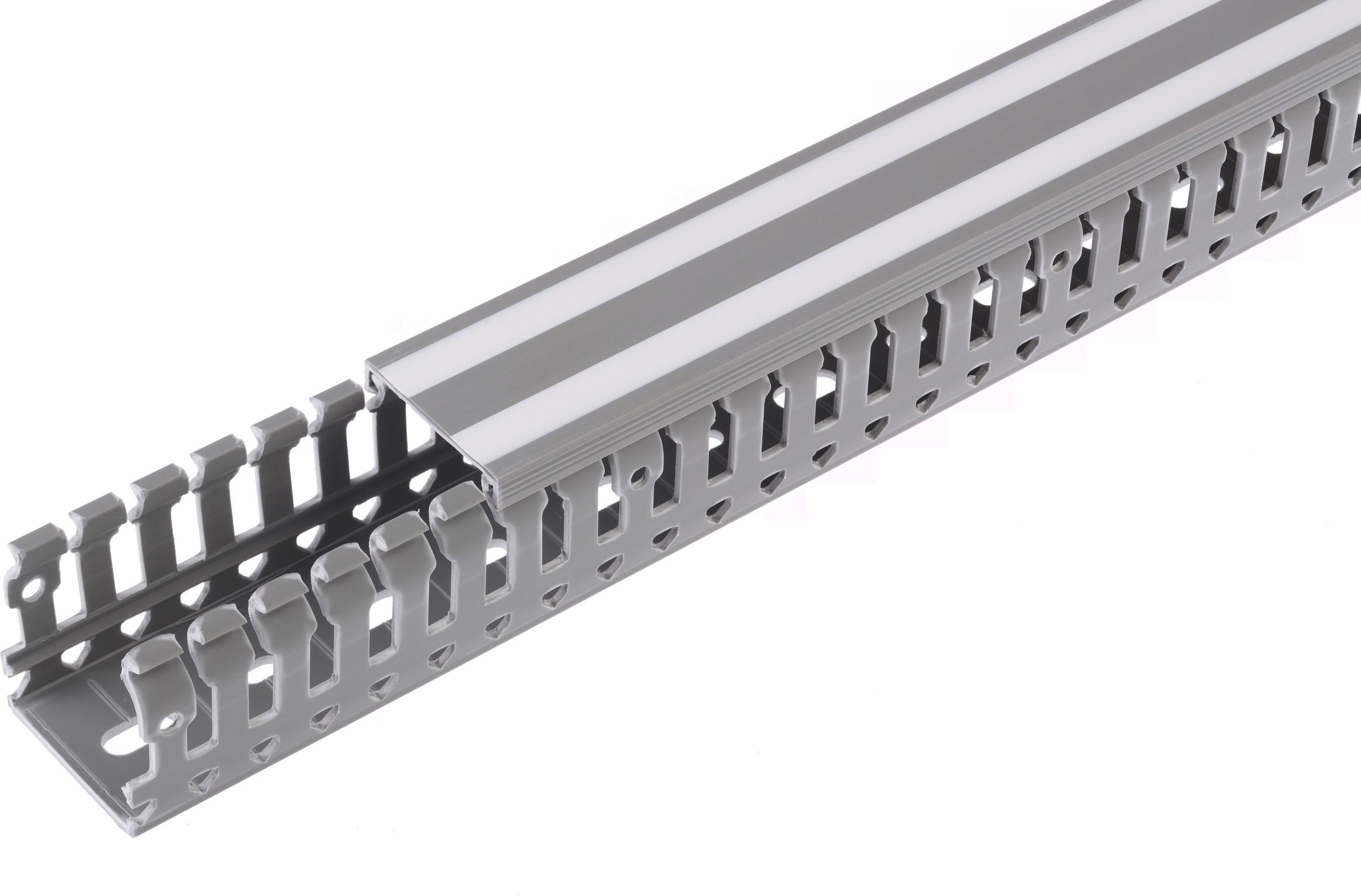 Legrand Korytko grzebieniowe LINA25 40 x 40mm szare 2m (636006)