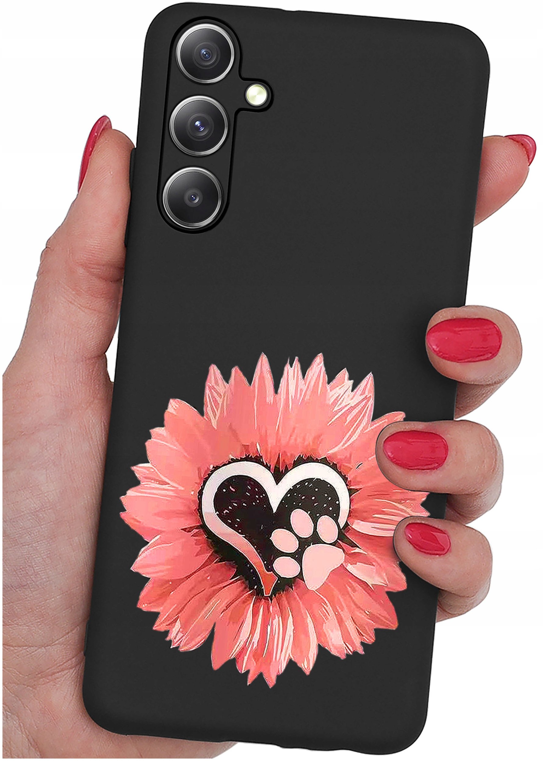 ETUI do Samsung Galaxy S24 WZORY | SILIKONOWE MATT CASE + SZKŁO 9H