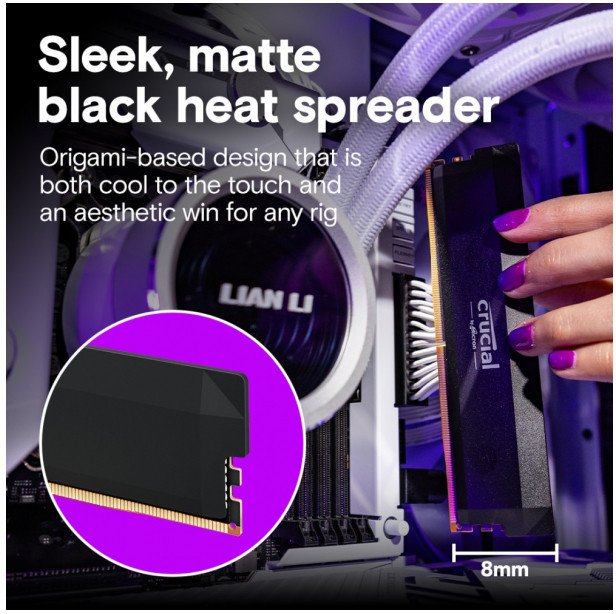 crucial Pamięć DDR5 Pro OC 32/6400(1*32GB) CL40