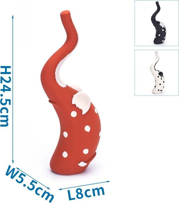 Nobleza Lateksowa piszcząca zabawka w kształcie słonia dla psa Lateksowa piszcząca zabawka w kształcie słonia dla psa