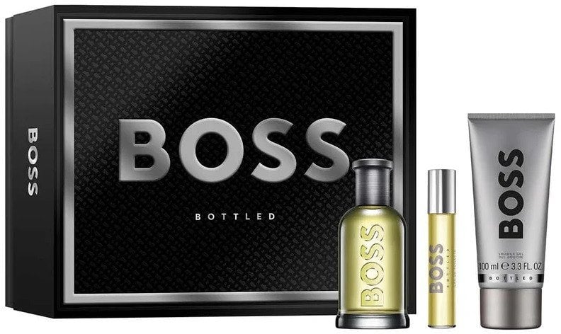 Zestaw Hugo Boss Bottled no.6 woda toaletowa 100ml + zel pod prysznic 100ml + woda toaletowa 10ml
