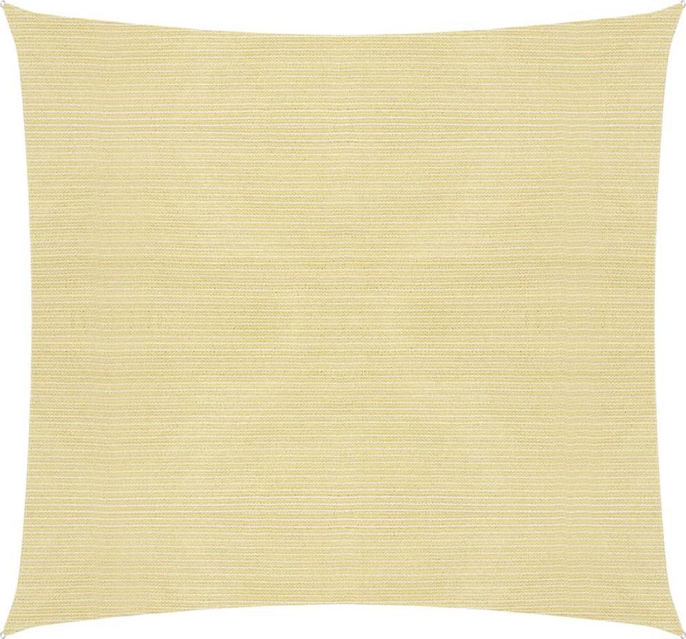 vidaXL Żagiel przeciwsłoneczny, 160 g/m, beżowy, 4,5x4,5 m, HDPE