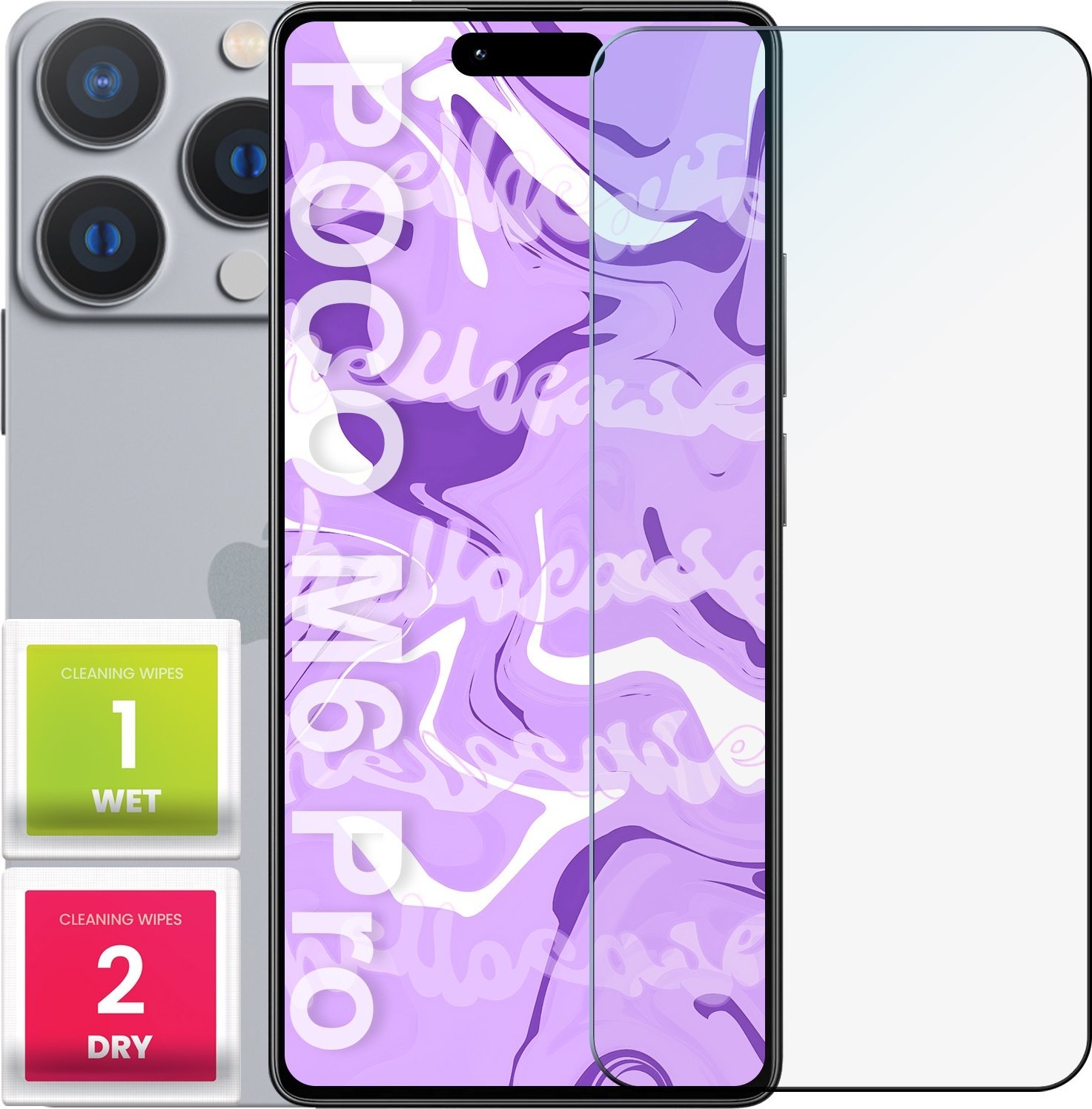 Hello Case Szkło Hartowane do Apple Iphone 16 Pro Max (szybka 9H, płaskie 2.5D)