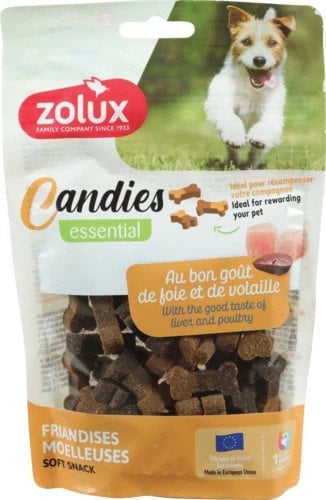 ZOLUX Miękkie przysmaki treningowe dla psa CANDIES mini kostki 150g