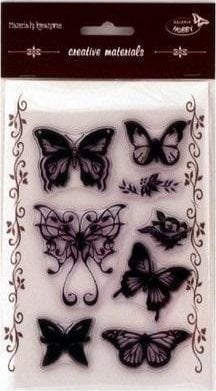 Stemple kreatywne motyle