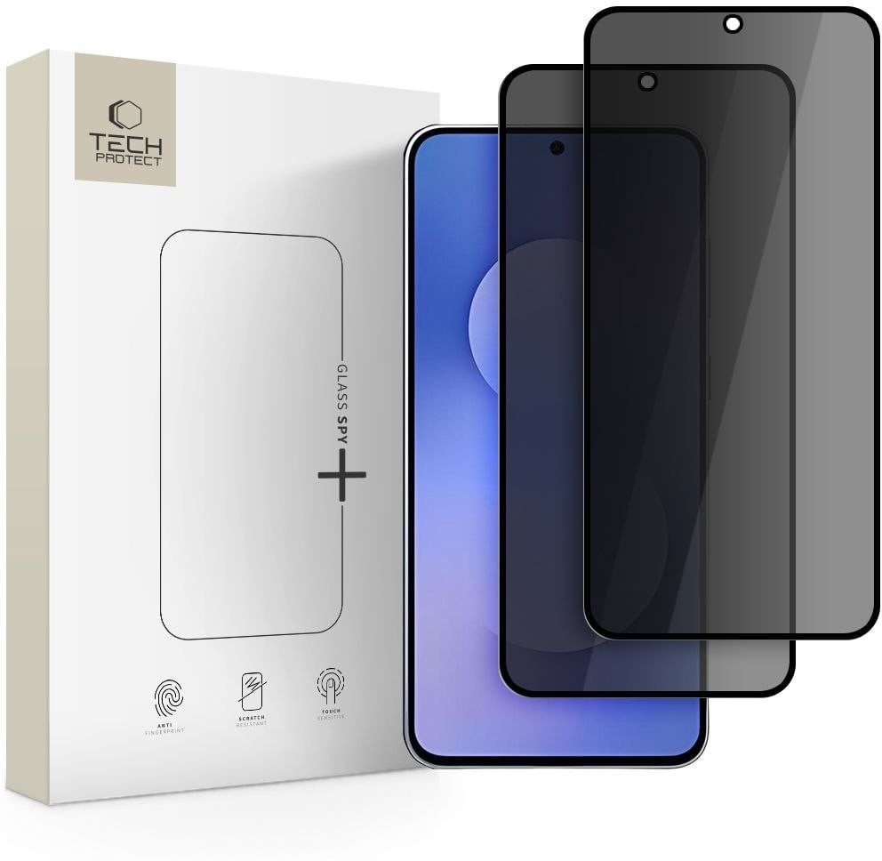 SZKŁO PRYWATYZUJĄCE TECH-PROTECT GLASS SPY+ 2-PACK GALAXY S25 FE PRIVACY