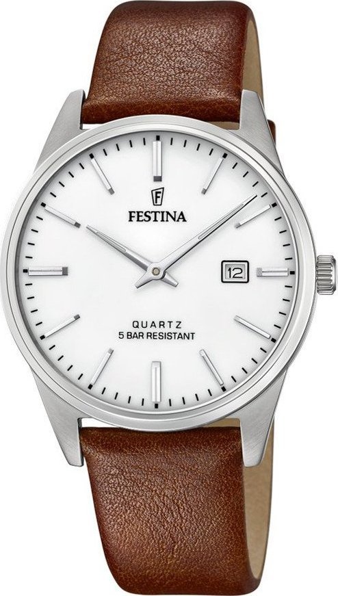 Zegarek Festina Zegarek męski Festina F20512-2 brązowy