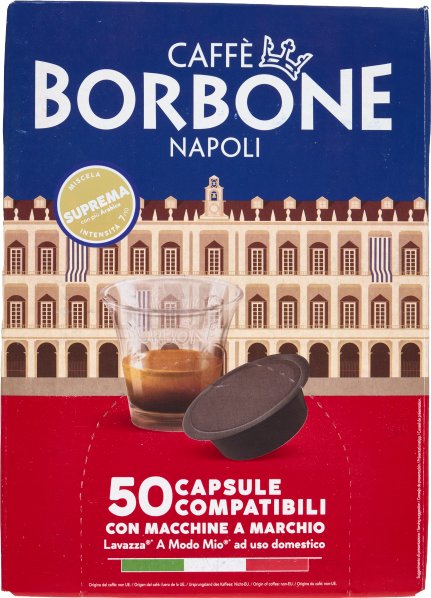 Kawa w kapsułkach Suprema Amodomio Caps 50szt - Borbone