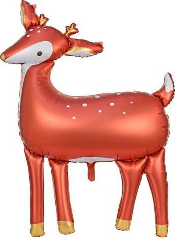 PartyDeco Balon foliowy Jelonek, 80x105cm, mix one size