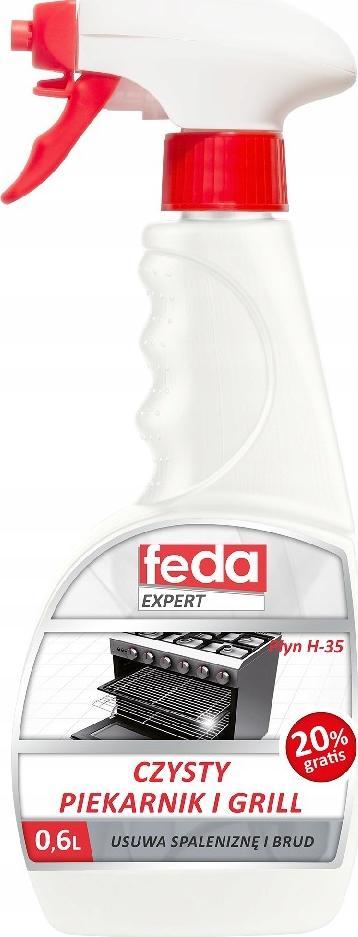 Feda Płyn Środek Do Czyszczenia Piekarnika Grilla 600ml Czysty Piekarnik Feda