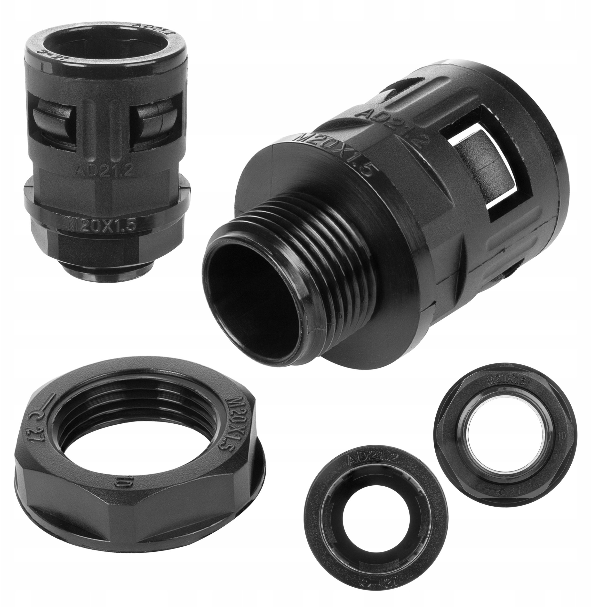 Dławik do peszla ANA-QUICK M20x1,5-NW17 - BLACK 968.120.2 /1szt./