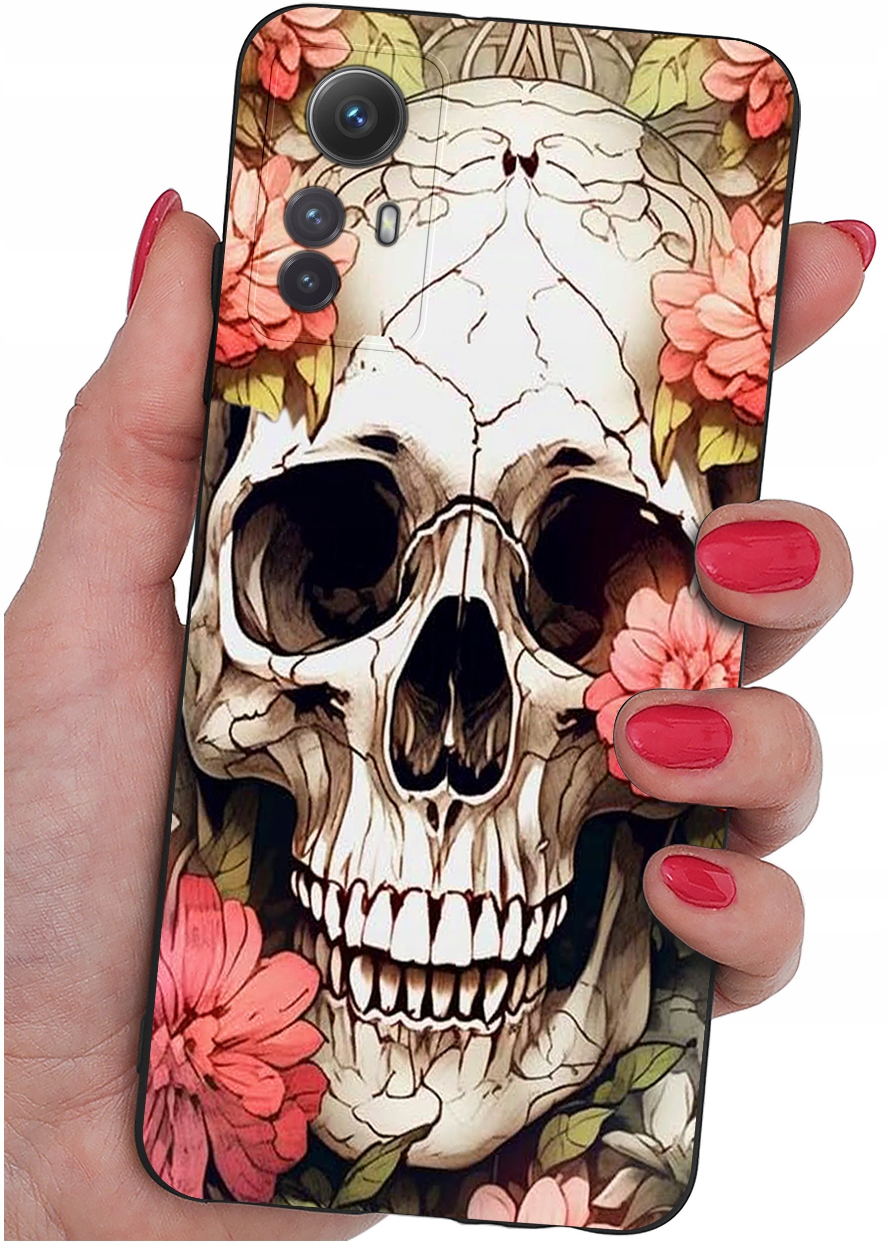 ETUI do Xiaomi Redmi Note 12S | WZORY | SILIKONOWE MATT CASE + SZKŁO 9H