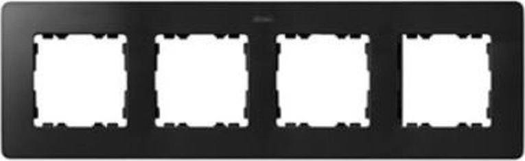 Kontakt-Simon Simon Detail 82 Ramka poczwórna Detail ORIGINAL-air GRAFIT / podstawa Biała 8200640-038